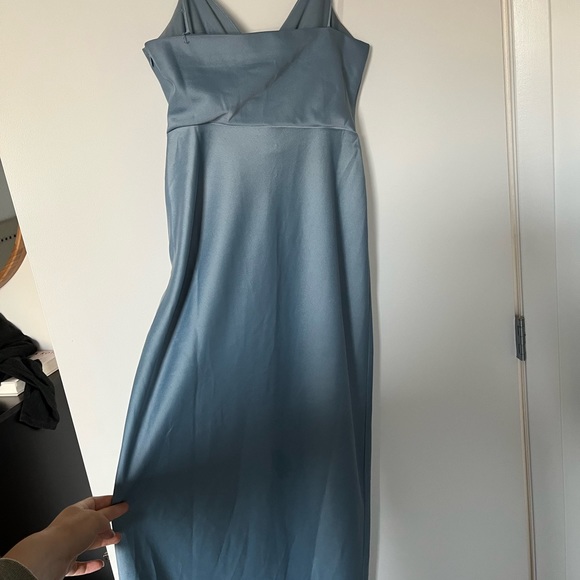 BHLDN Freya Satin Charmeuse dress size 8 - Picture 3 of 6